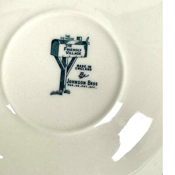Johnson Bros Friendly Village England Vintage The Ice House Cup and Saucer Set! - Picture 10 of 11